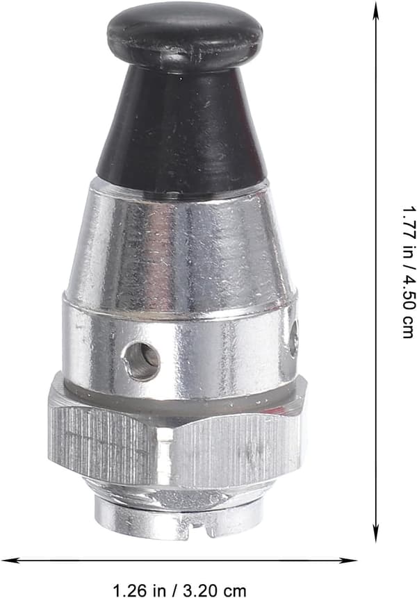 2 st tryckkokare säkerhetsventiler med explosionssäker design aluminiumlegeringsmaterial