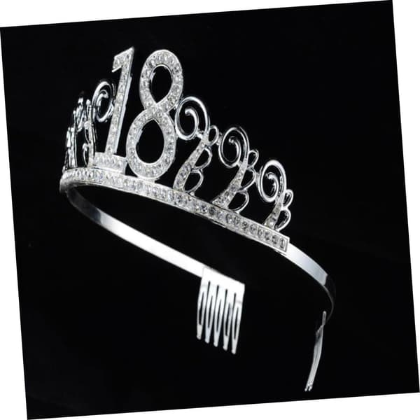 Legering Rhinestone Bursdag Tiara Kakedekorasjon for Jenter Stilig Hodeplagg