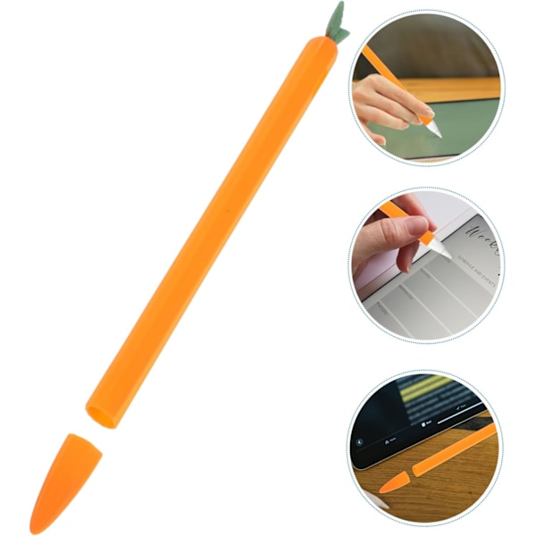 1 stk. Stylus Etui Gulrot Stylus Deksel Touch Penn Stylus Beskyttelsesdeksel Touchskjerm Penn Erme Deksel