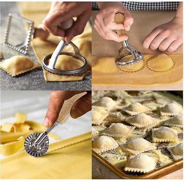 5 stk Ravioli Stempler Dumpling Form Dejpresse Sæt
