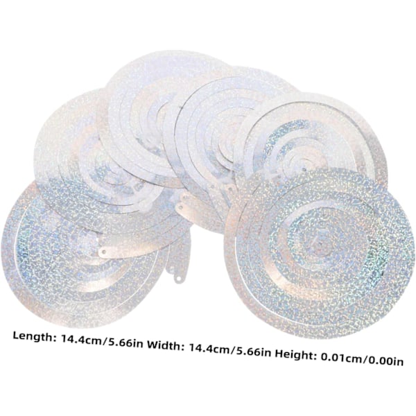 Iridescent Dobbelt Spiral Streamers Bryllupsfest Spiral Guirlander Loftdekoration