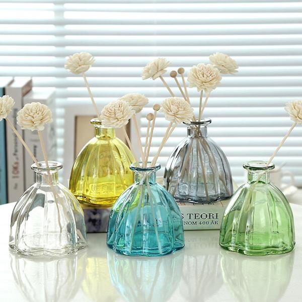 DIY Doftpinne Utan Eld, Torra Blommor, Flyktig Glasflaska, Doftflaska, Tom Flaska, Ins, Liten Vindvas