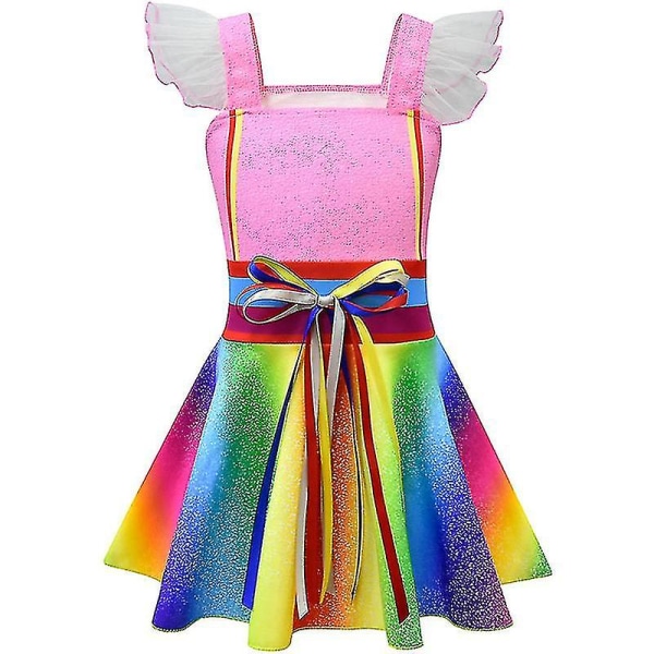 Rainbow Swing Kids Girls Fancy Up -asu 8-9 Years