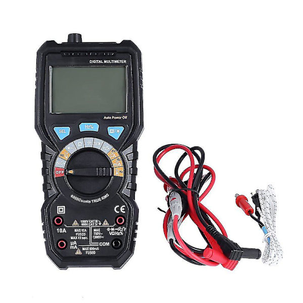 Bside ADM08P LCD Digitalt Multimeter Amperemeter