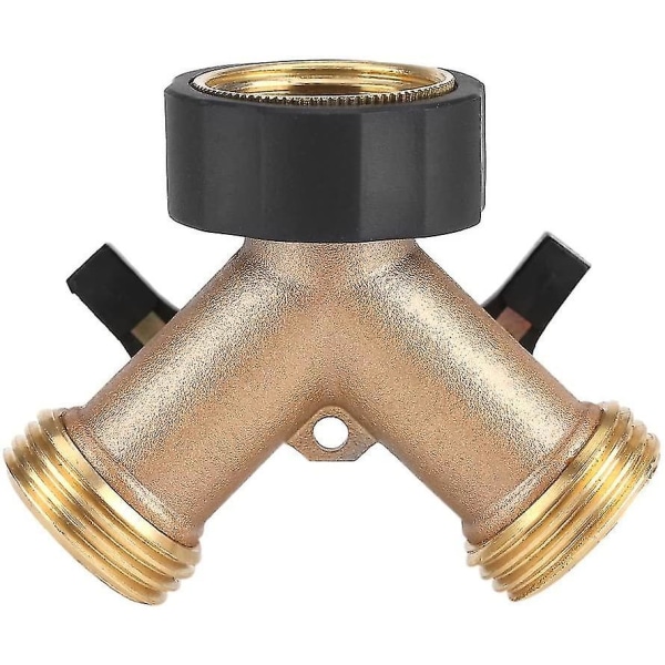 3/4 Y-Formet 2-Vejs Messing Have Slangeforbindelse Tap Splitter