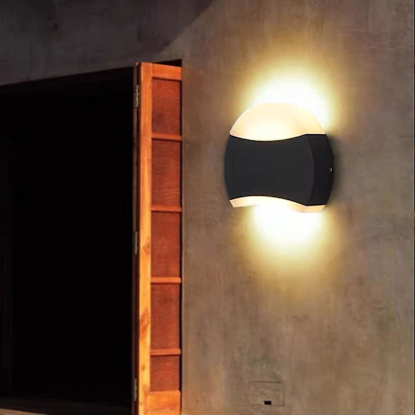 LED Vegglampe Utendørs Moderne Utendørs Metalllampe 220-240v
