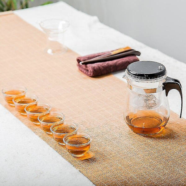 Glas Tekande Te-infuser Høj Kapacitet Kung Fu Tesæt