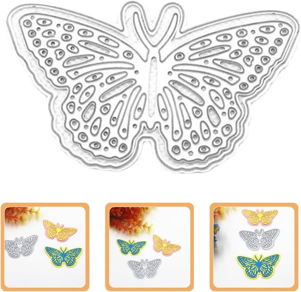Fjäril Kolstål Skärform DIY Scrapbooking Präglingsform