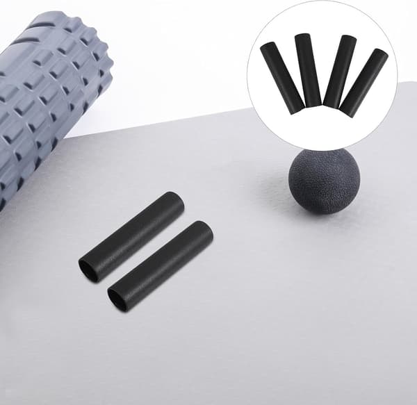 4st Gym Vikthanteringshandtag Greppskydd – Gummi Träningsutrustning Grepphandtag φ25x125mm