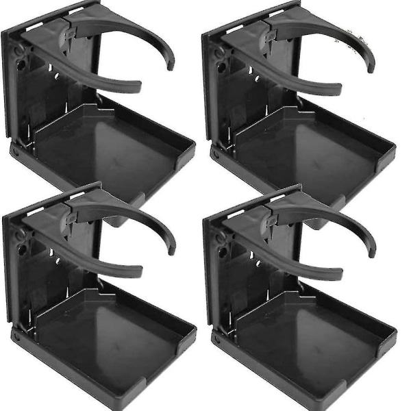 4-pack Plastbilhållare Vikbar Bil Dryckeshållare