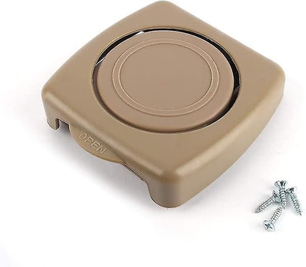 Universal Bil Auto Folding Drikkebegerkoppholder Stativmontering Beige 1 stk
