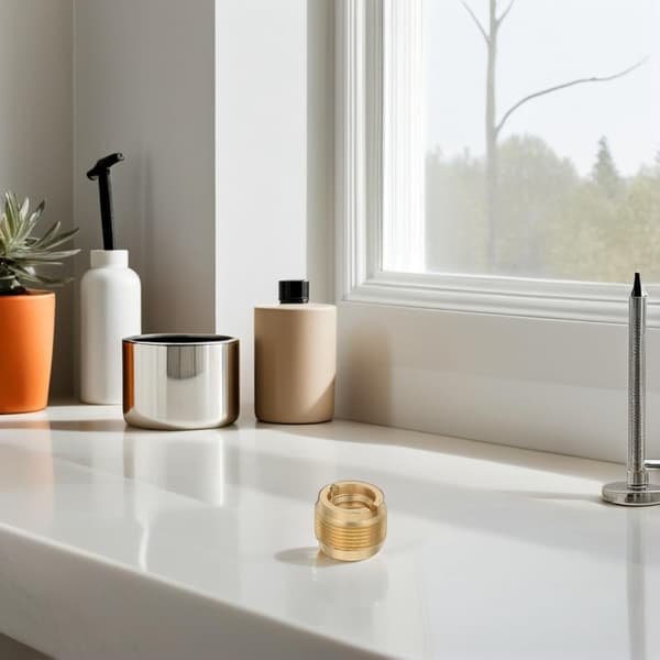 4 stk. kvinnelig mikrofonadapter 3/8 tommer til 5/8 tommer kobber gjenget skruemutter