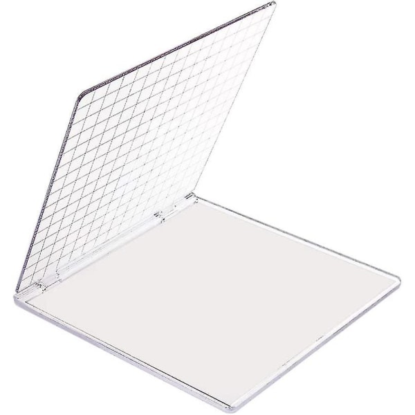 Akryl Stempelblok 5,9x6,1 Perfekt Positionering Stempling Klart Stempler Scrapbooking
