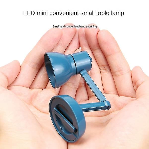 2 stk. LED Mini Bordlampe, Enkel Sengelampe Til Soveværelset, Studie Læselampe Til Studerende Kollegium
