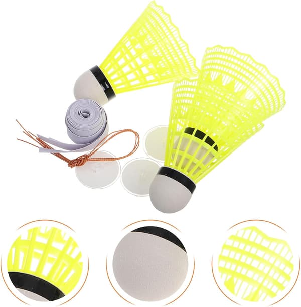 Badminton Rebound Shuttlecock Treningsenhet for Innendørs Solotrening