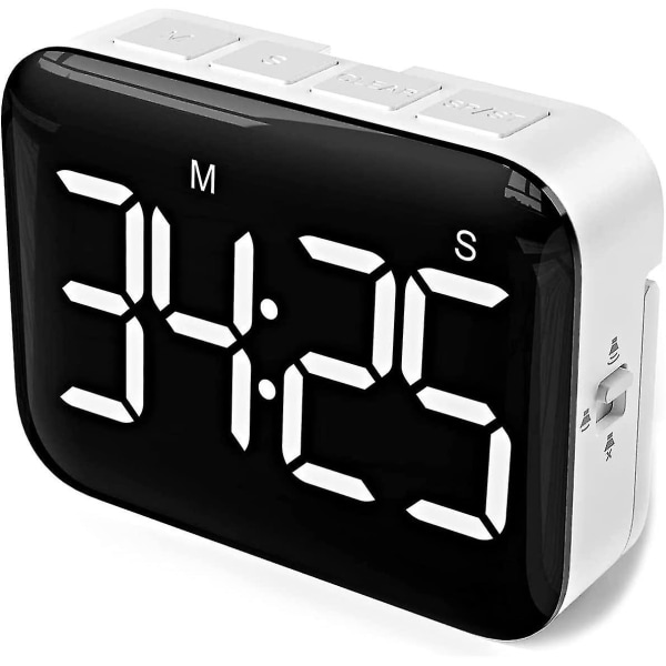 Kjøkkentimer med stor LED-skjerm Temporizador Digital Cronometro Magnetisk Countdown Count Up Timer