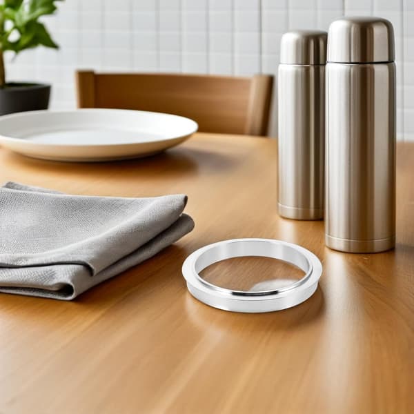 2 st aluminiumkoppsförseglingsringar för plastmuggar med precision och högeffektiv försegling