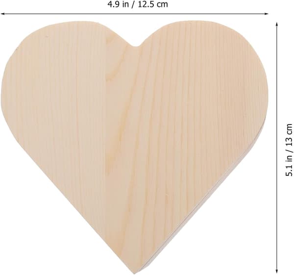2 stk hjerteformede smykkeskrin, beige plast, små pyntegjenstander, bærbare