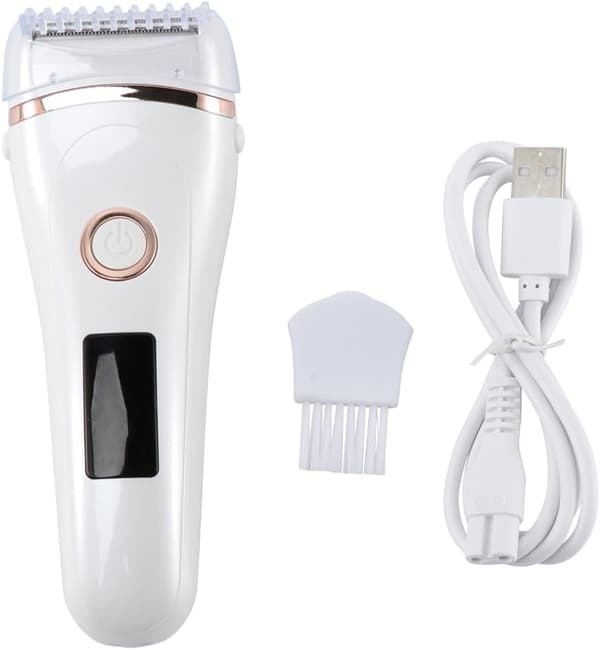 Epilator til kvinder i rustfrit stål, hårfjerningsværktøj til ansigt, arm, armhule, ben, bikini