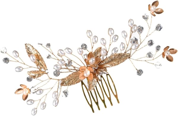 Glittrende Rhinestone Brudehårkam for Bryllup Elegant Hårpynt