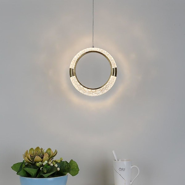 LED-pendellampe 20 cm, lanterndesign, metall, moderne