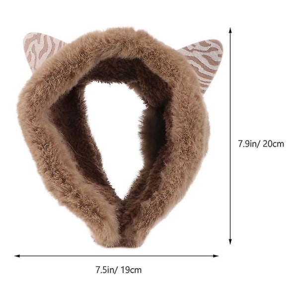 1kpl Lovely Cat Ear Hair Band -hiuspanta, lämmin kuulosuojainpäähine tytöille lapsille