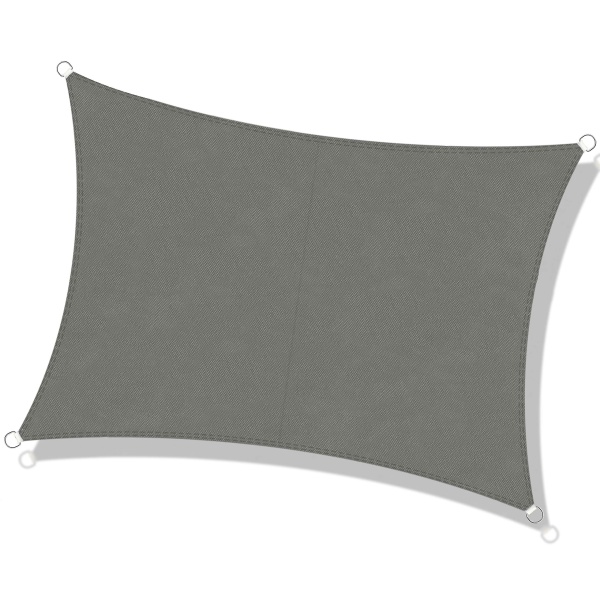 Polyester Solseil Værbeskyttelse UV-beskyttelse For Hage, Terrasse, Camping