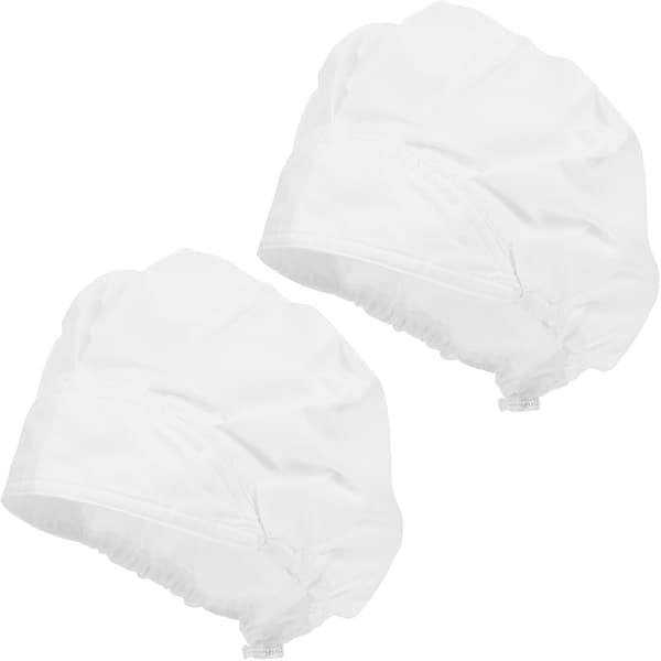 2-pack elastiska andningsbara kockmössor Unisex köksarbetsmössor tvättbara matlagningsmössor för bagare