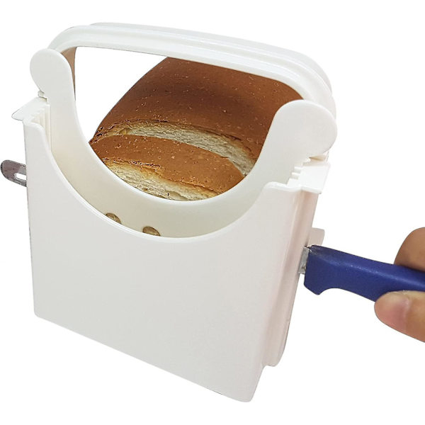 Brödskivare, Lämplig För Hemgjort Bröd, Vikbar Och Justerbar Brödskivare, 5 Tjocklekar Kan Anpassas, Bagel/Sandwich/Rostbrödsskivare