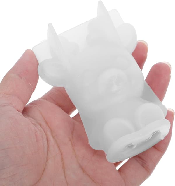 3D Hjort Silikon Epoxy Form for DIY Harpiksstøping, Hvit Multifunksjonell Hjemmeinnredningsform