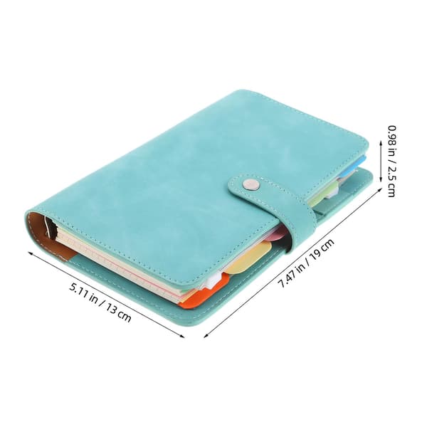 Påfyllbar ringperm for notatbok, studiejournal, planleggerjournal, liten notatbokperm
