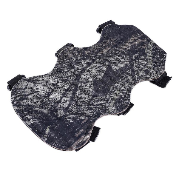 Skyttebåge Armbågsskydd 3-bands Camo PU Läder Underarmskydd
