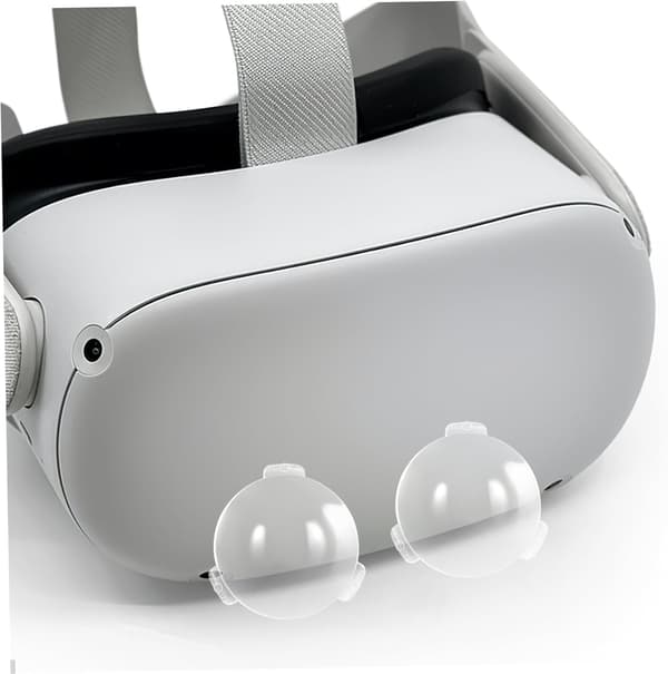10 stk. VR-brilleglass erstatning for tilbehør til virtual reality-briller lysblokkerende konvekse linser