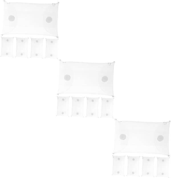 3 sett figurdukkeboks oppbevaringsveske for modelldisplay 7x12cm ripebestandig og solid for samleobjekter 5 stk*3