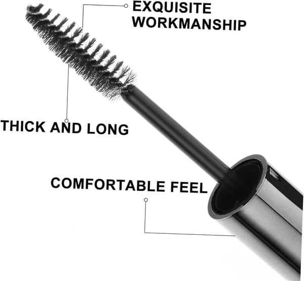 Tom Mascara Tube Beholdersæt 9 stk. 10 ml Sort Øjenvippebørste