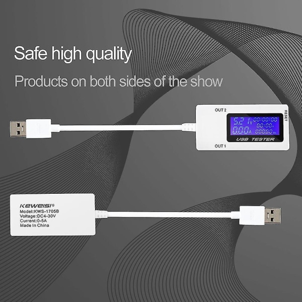 Mini USB Multifunction Tester Strömspänningsdisplay