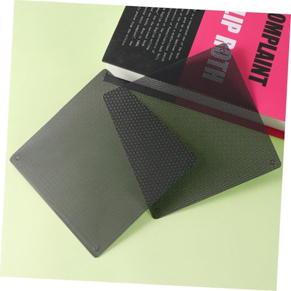 2 kpl PVC-tietokoneen pölysuodatinverkko työpöytäkoneen tuulettimelle 14x14cm