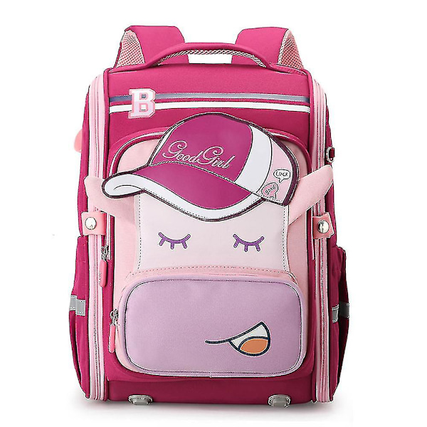 All-in-one-ryggsäck för grundskolan Rose Red
