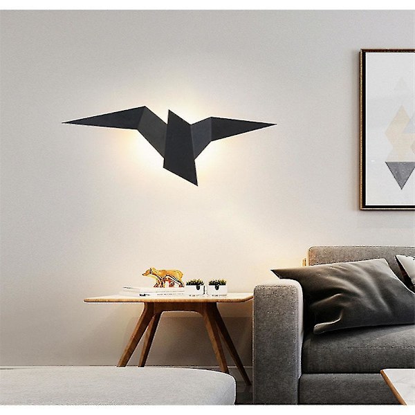Ny Fugl Vegglampe Forgrunn Vegg Modellering Lampe