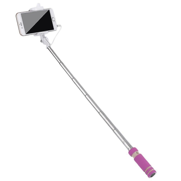 Mini bærbar håndholdt kablet fjernbetjening Selfie Stick