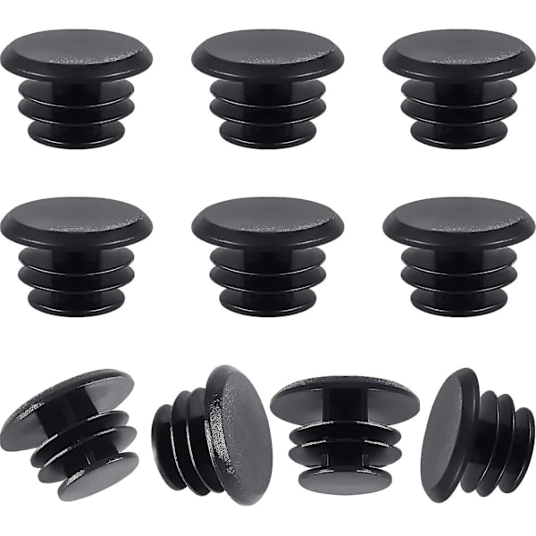 10 stk. Styrstangs-Endestykker i Plastik til Cykel - Bar End Caps til Landevejscykel, Mountainbike og de fleste Cykler