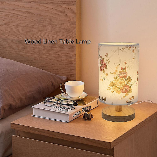 Bordlampe Leselys Stemningslamper Blomster Moderne