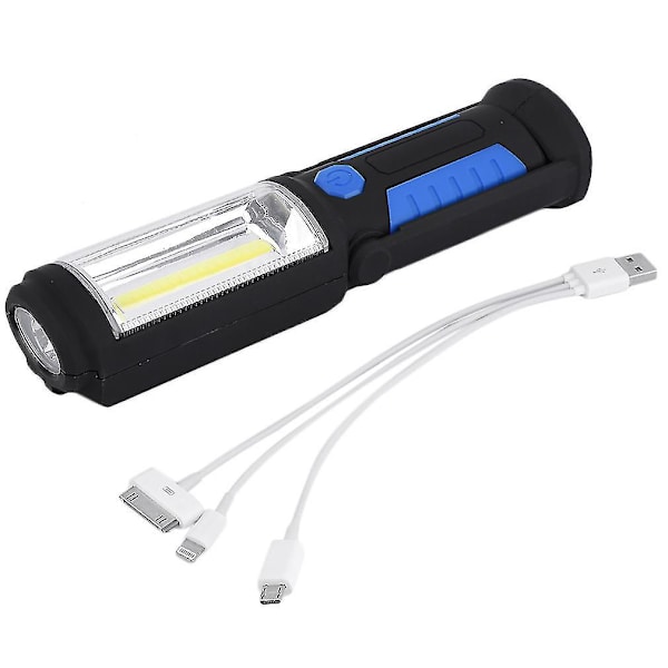 1 LED 1 COB Udendørs Fiskeri Lys Magnetisk Nødlys Lommelygte