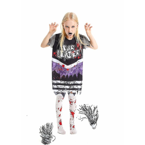 Jentekostyme Fearleader Cheerleader Fancy Up S