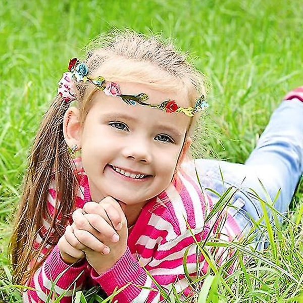 16-pack Blomsterkrans Hårband Girland Krans Bröllop Fest