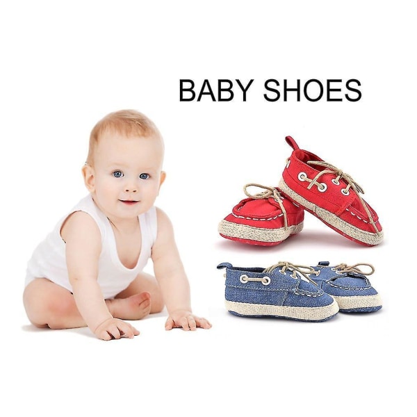 Komfortable skridsikre babysko Canvas sneakers