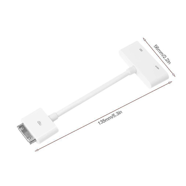 Digital AV HDMI Adapterkabel til iPod Touch iPhone iPad2