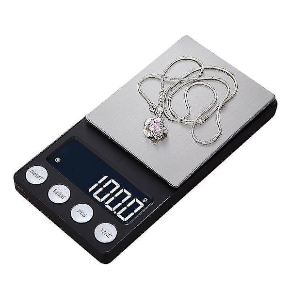 500g LCD Precision Digital Smyckesskala Lab Mini Bärbar