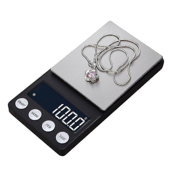 500g LCD Precision Digital Smyckesvåg Lab Mini Portable