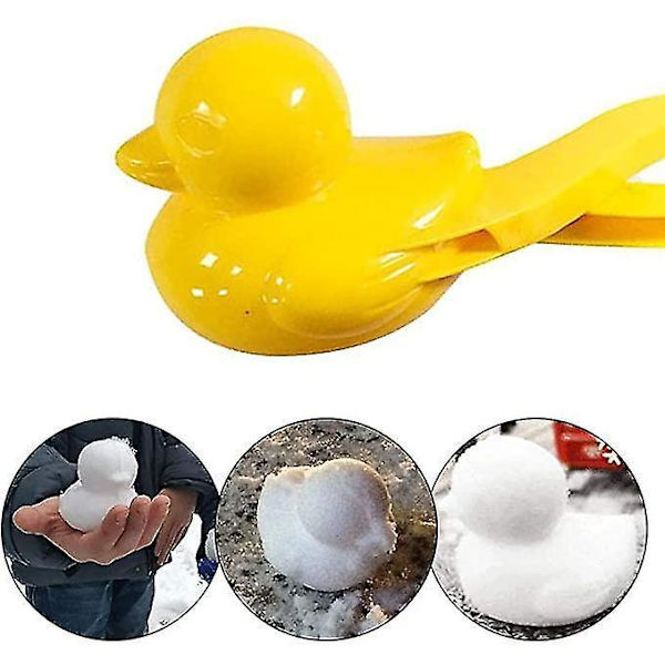 Vinter Snøleker And Snøballmaker Klipp Sandballform